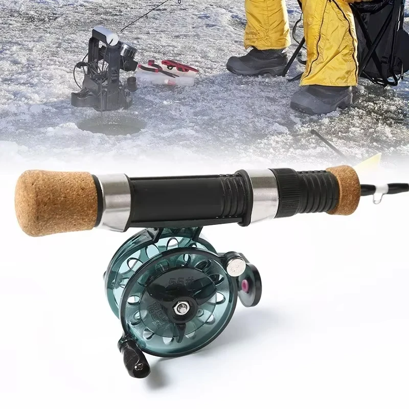 cheap ply fishing reels small Winter Ice Fishing Wheel 45# 55# Spool Reel Portable Mini Fly Fishing Reel  for Carp Fishing Tackle Pesca Iscas Tools Accessories