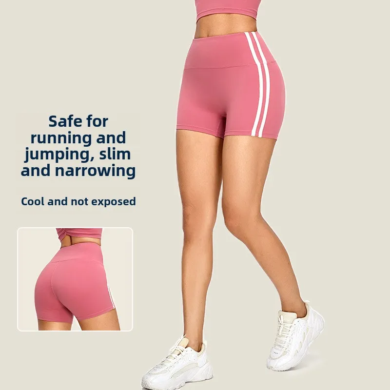 여성용 요가 반바지 부티 리프팅 압축 빠른 드라이 컬러 블록 통기성 운동 피트니스 러닝 스포츠웨어