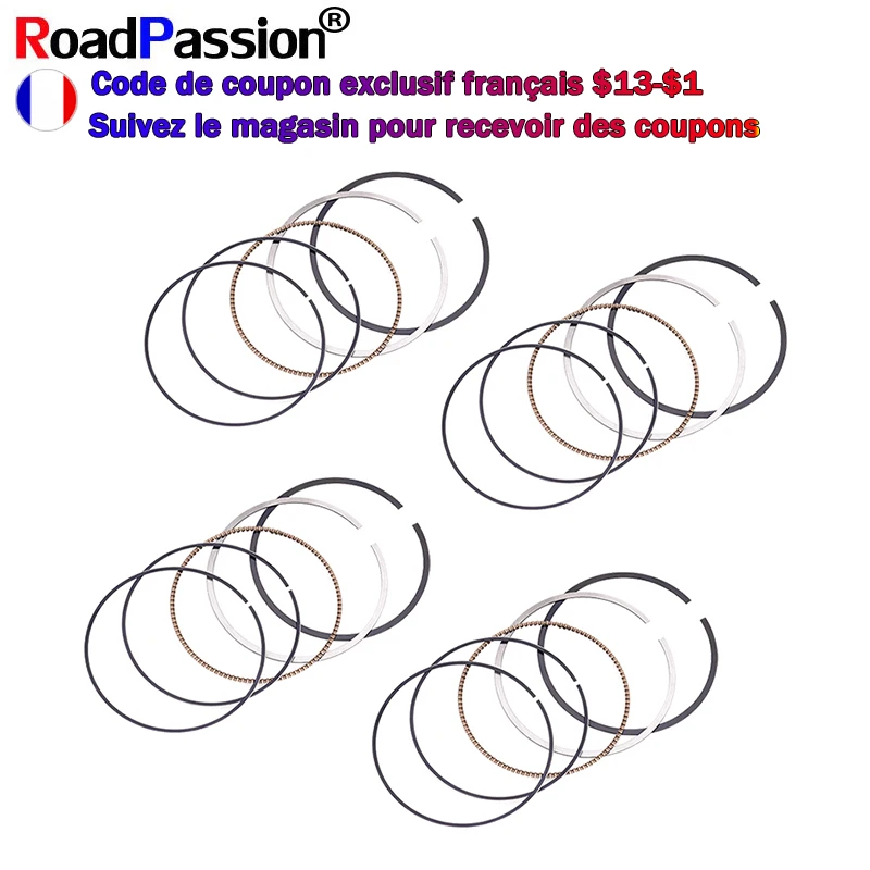 Road Passion – accessoires de moto, alésage 73mm, segments de Piston pour Suzuki GSX-R1000 GSXR1000 K1 K2 K3 K4 GSXR 1000