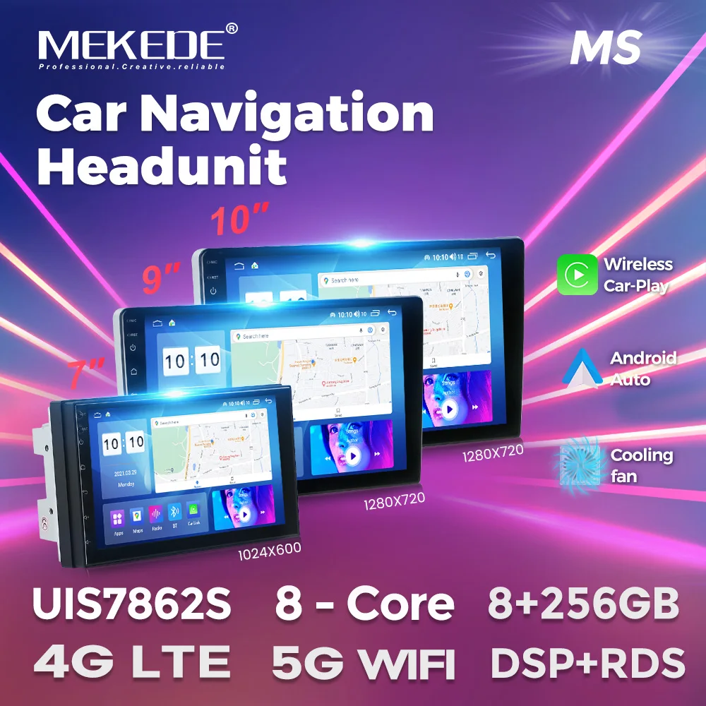 MEKEDE 7/9/10 7862S 1280*720 Android All In One Universal Car Intelligent Systems For Volkswagen Nissan Hyundai Kia Toyota Honda 