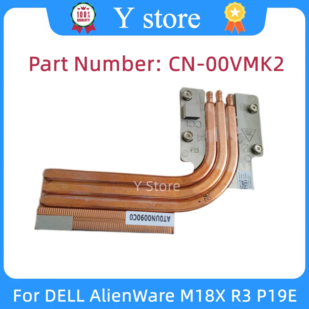 

Y Store New Laptop Cooler CPU Heatsink Suitable For Dell Alienware M18X R3 P19E 0VMK2 00VMK2 Notebook CPU Cooling Radiator