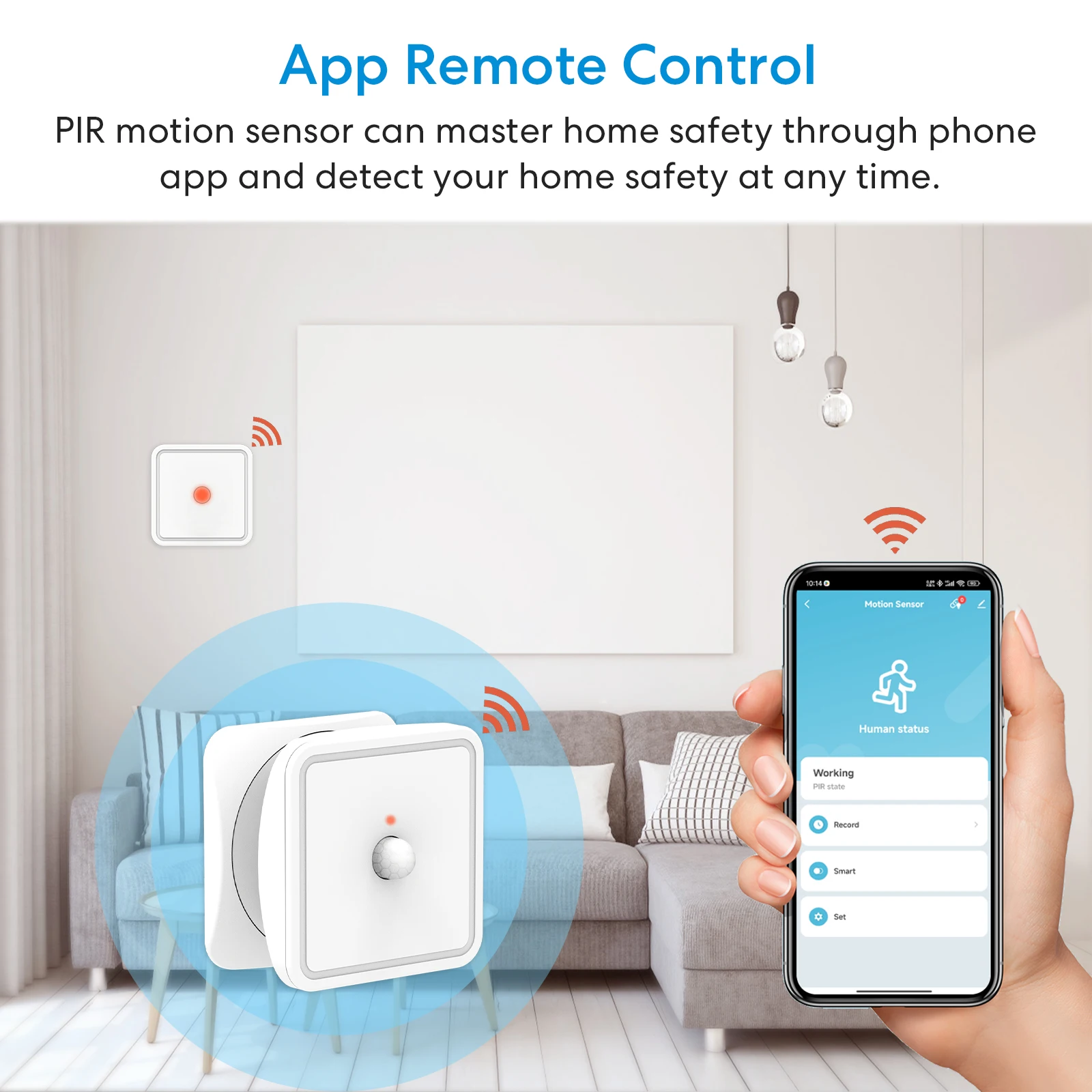 Tuya Smart Life ZigBee Intelligent Human Motion Sensor PIR Security Warning Home Protection Scene Linkage Control System