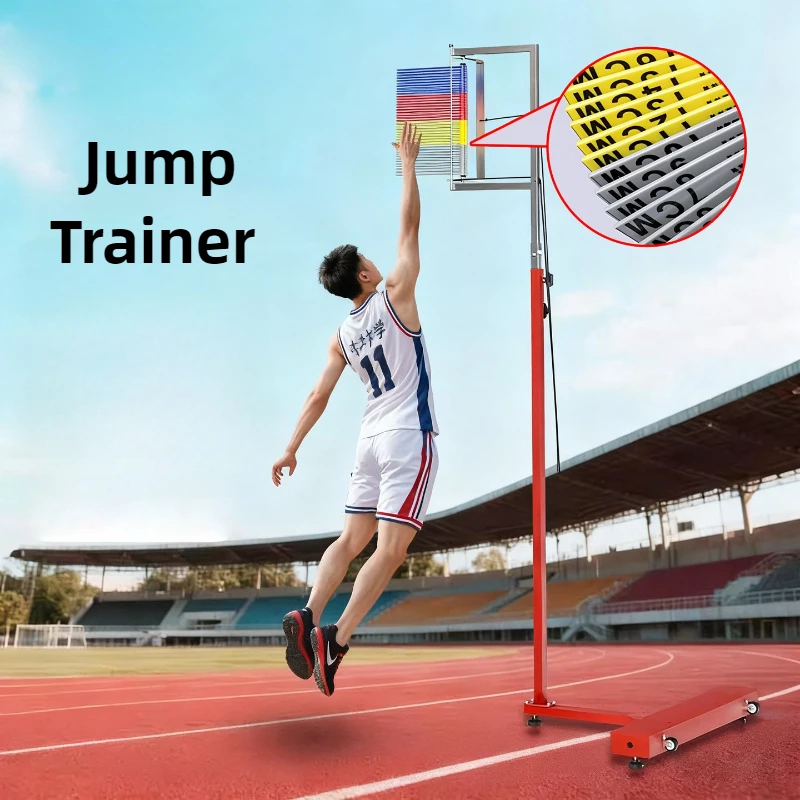 

Регулируемый тренажер для прыжков для подростков, тренажер для прыжков из нержавеющей стали, прыгающее тренировочное устройство, портативное оборудование для фитнеса