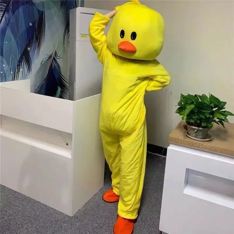 Cosplay yellow duck chicken chick Mascot Costume Advertising ceremony Fancy Dress Party Animal carnival anmie stage perform show