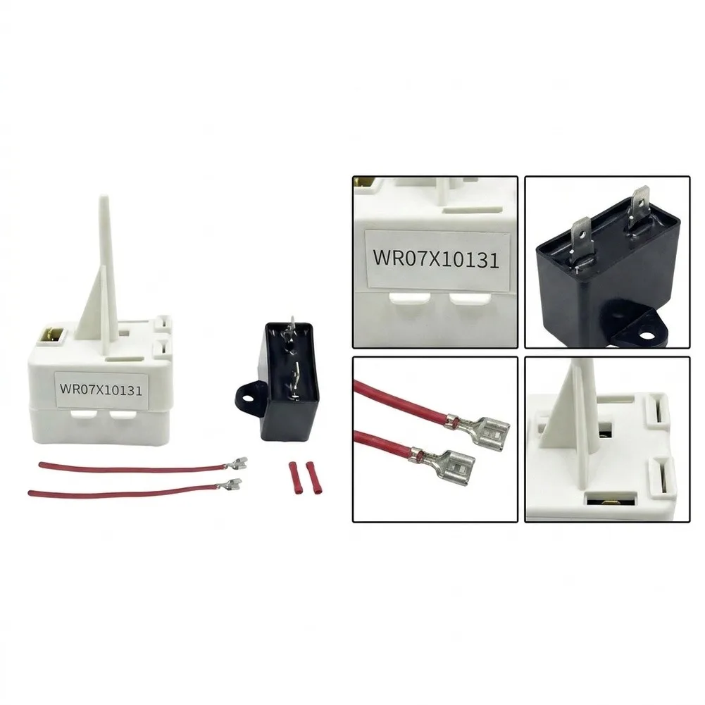 Compressor Capacitor Kit Refrigerator Compressor Starter For Kitchen Appliance Repair Stable Start-up Performance