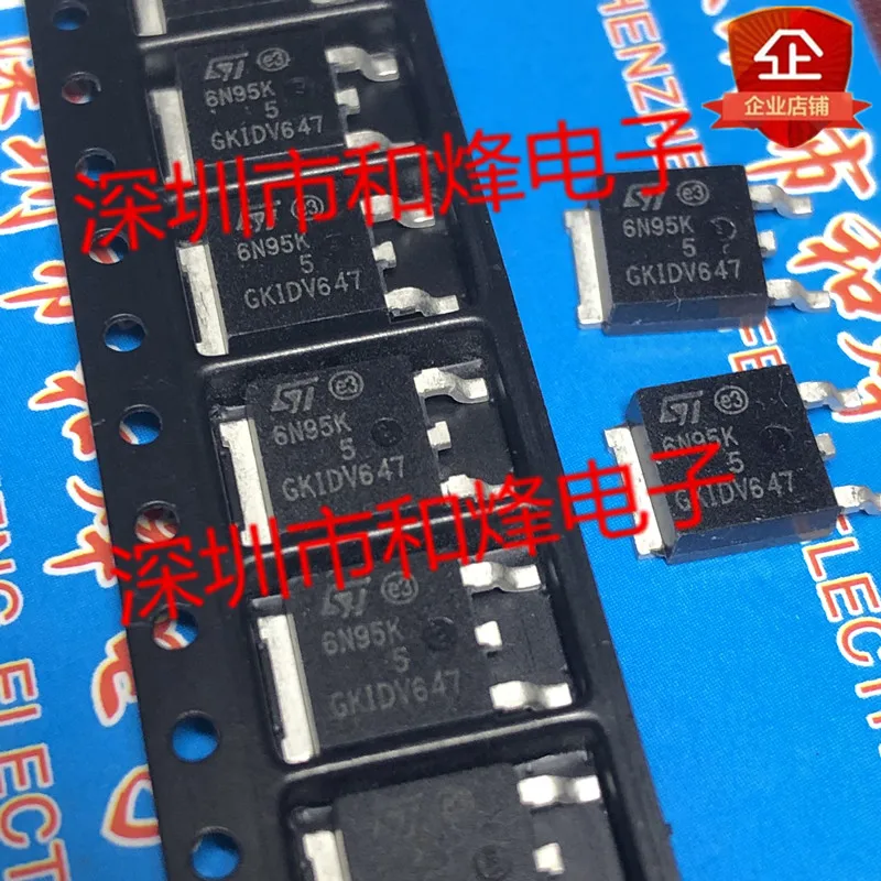 5PCS-10PCS 6N95K5 STD6N95K5 TO-252 950V 9A NEW AND ORIGINAL ON STOCK