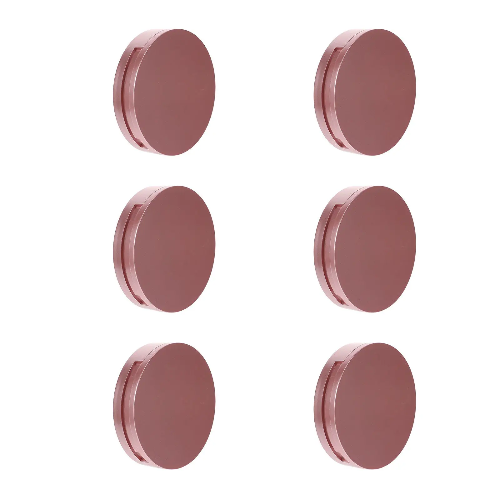 

6Sets False Eyelash Packaging Box Premium Plastic Eyelash Storage Case Portable Compact Lash Organizer for Salon Personal Use