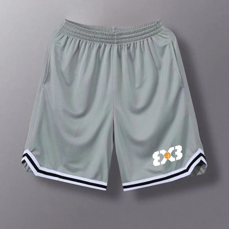 3X3 American shorts basketball men and women summer quick-drying breathable mesh running fitness exercise three-point four-point