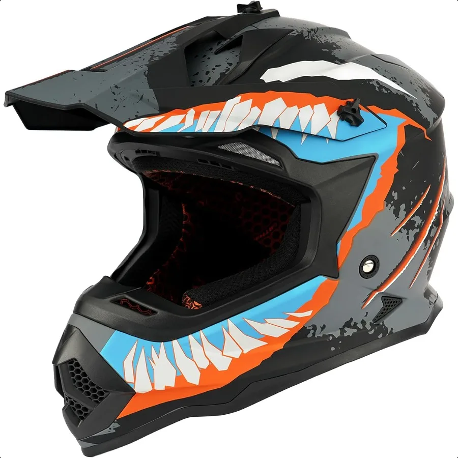 

Greyhound OffRoad Helmet: Ultimate Safety and Performance for Adult ATV Motorcross Dirt Bike and Snowmobile Enthusiasts Devour