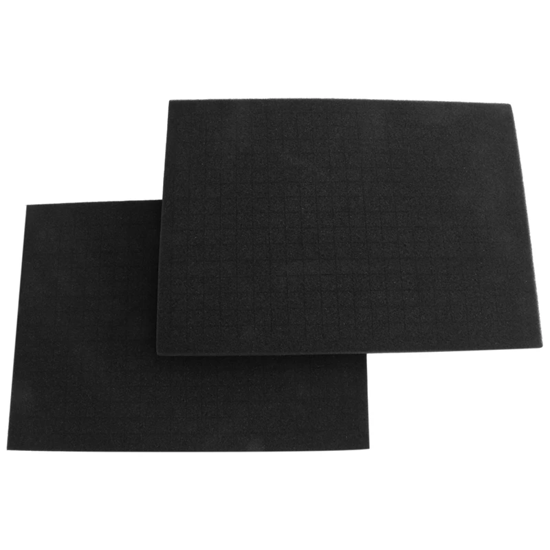 BEAU-2PCS Pick Apart Foam For Toolbox Pre-Cutting Foam Insert High Density Shadow Foams 350X250x40mm