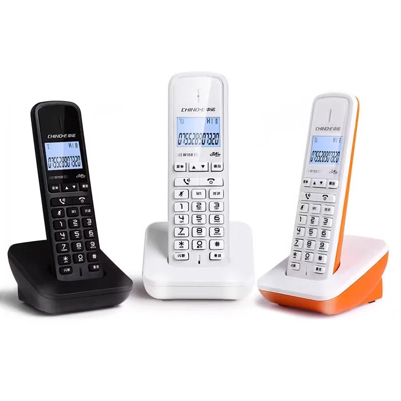 Wireless Telephone 1-4 handstes cordless Answering Machine Corded Phone Handset office home hotel Long Range table phone