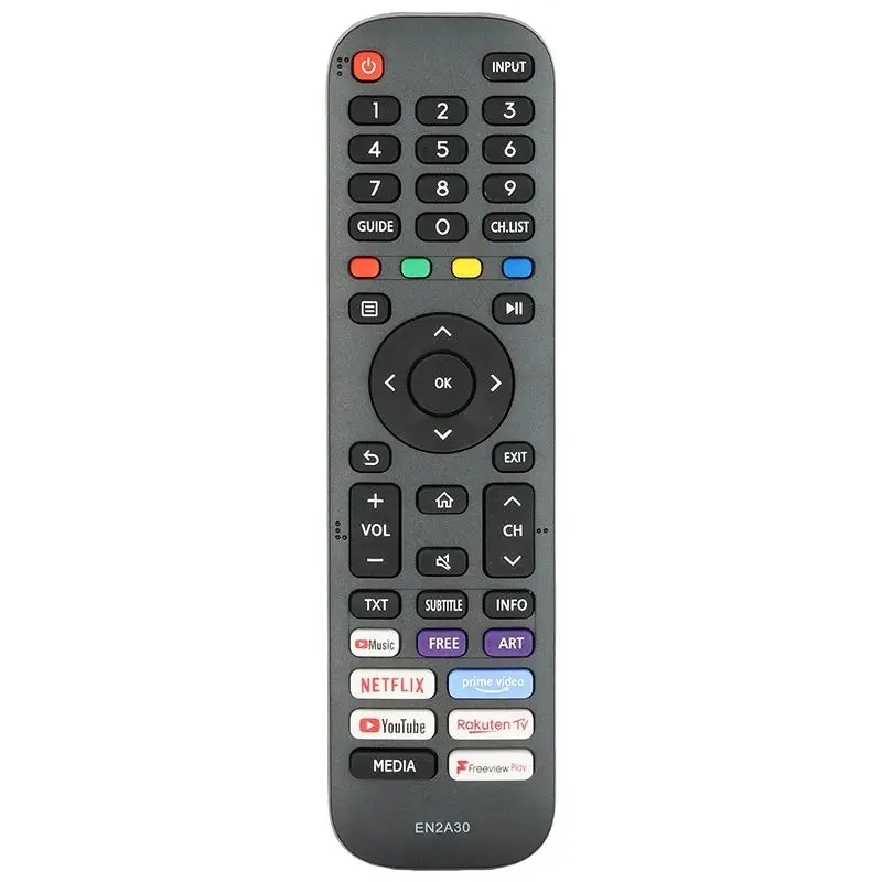 

For EN2A30 Hisense-TV-Remote-Control-Replacement With Netflix YouTube and PrimeVideo Buttons, For Hisense TV 43A7300F 43A7320F