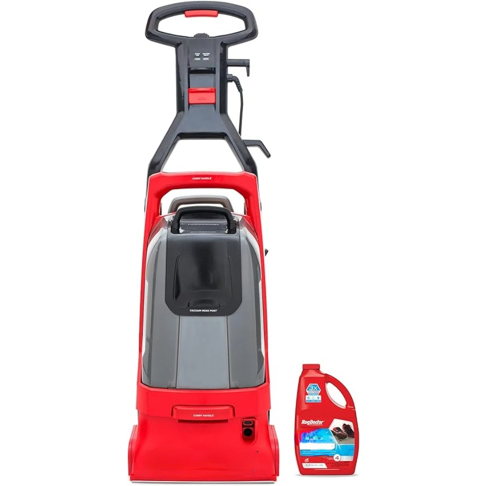 Rug Doctor Pro Deep Commercial Carpet Cleaning Machine, Large Red Commercial Grade Carpet Cleaner