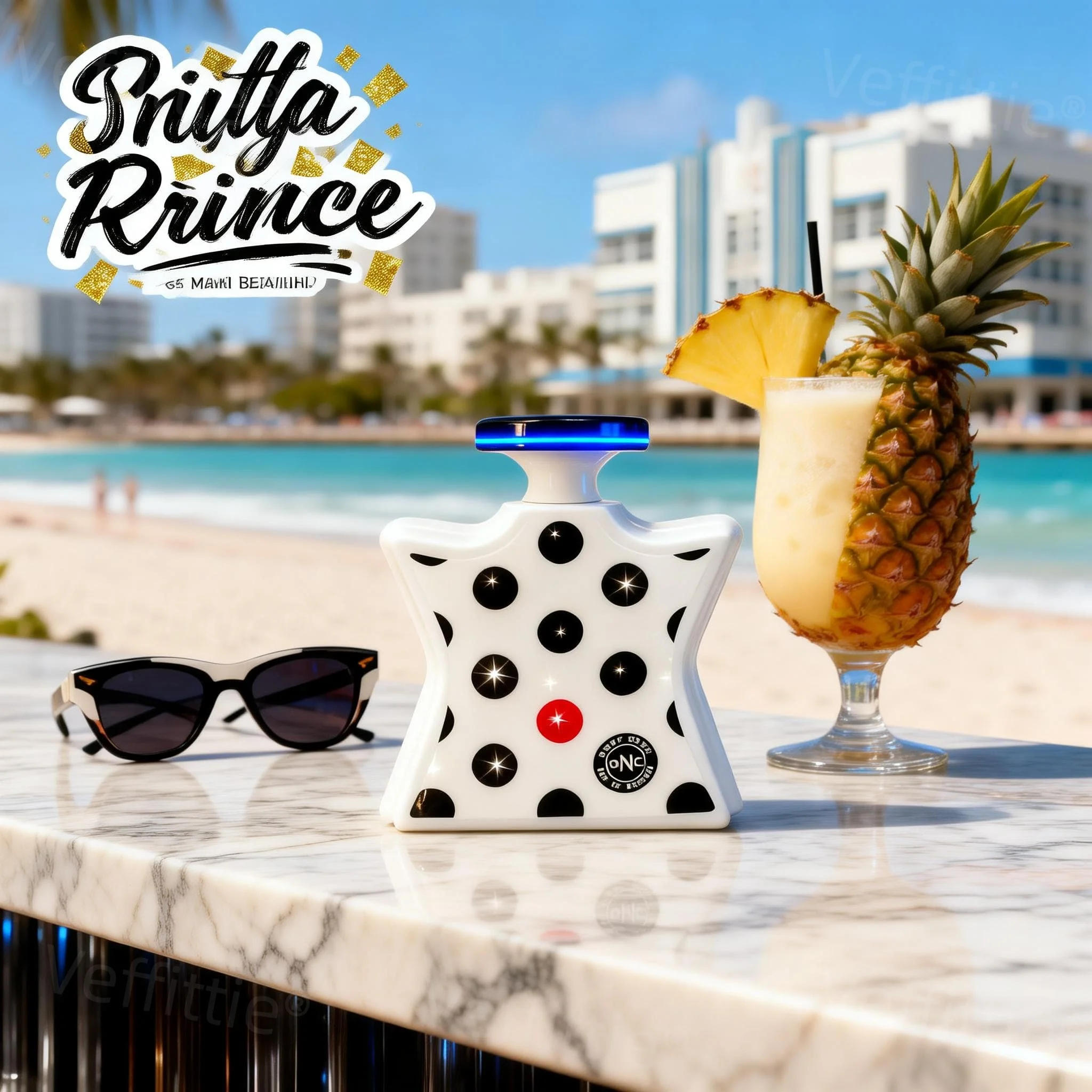 

Citrus Floral-Woody Breeze Perfume, 100ml Star-shaped Polka Dot Bottle, Beach Vacation Wear, All Day Fresh, Bright Citrus-Rose
