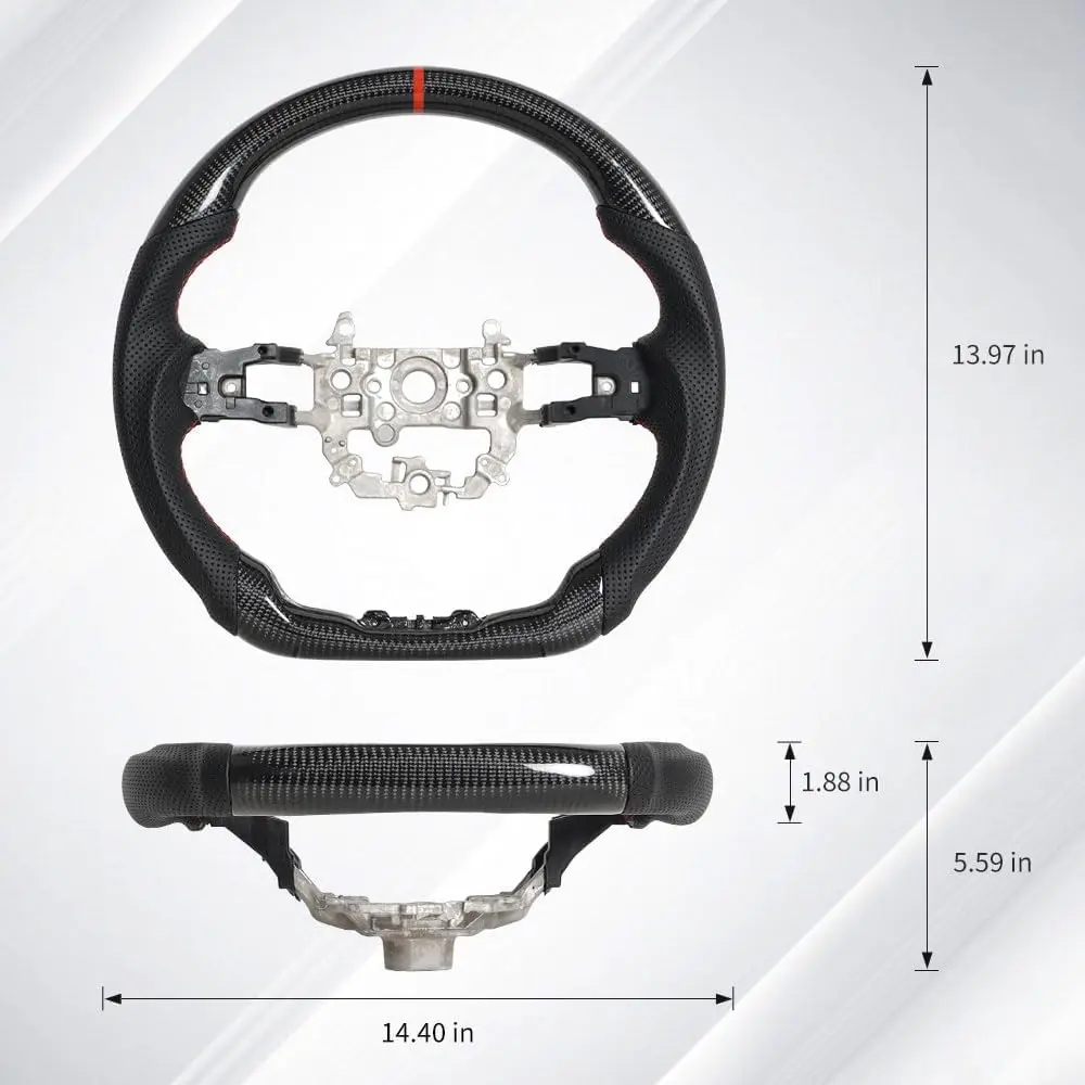 Real Carbon Fiber Steering Wheel for Honda Civic GEN 11TH 2022-2025 Accord GEN 11TH / Acura Integra 2023-2025 Car Accessories