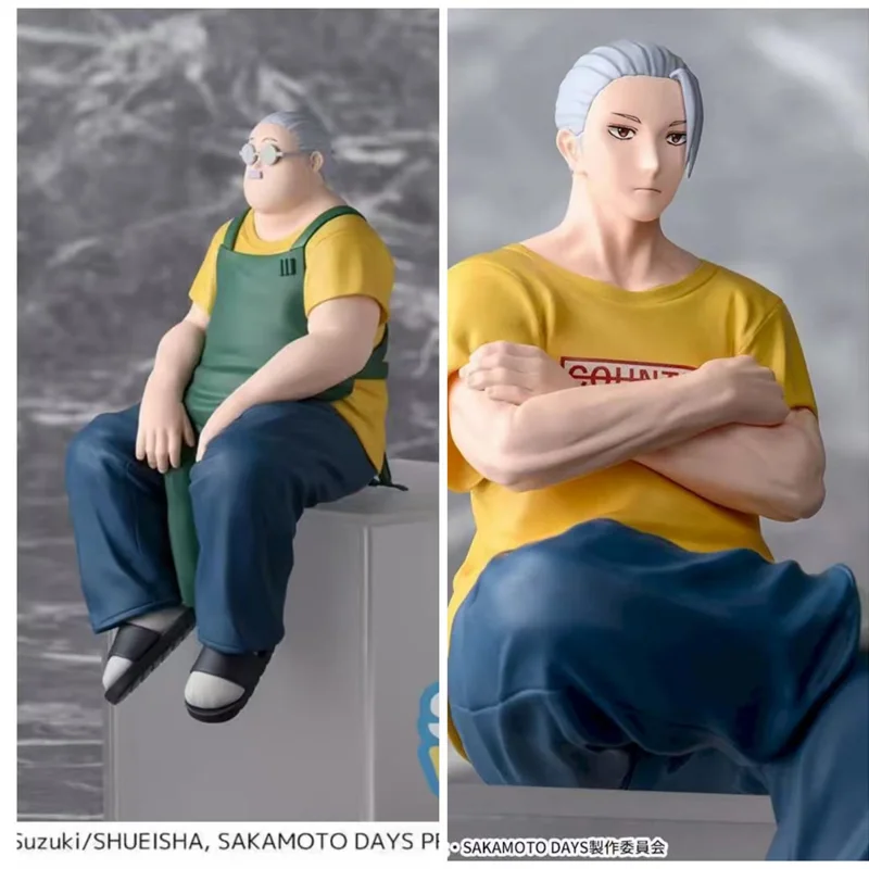 

В наличии, подлинная Sega Sakamoto Days Taro Sakamoto Store Manager, сидячая поза, коллекционный орнамент, аниме-фигурка, модель игрушки в подарок