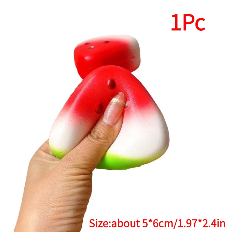 1Pc Watermelon Fidget Toy Anti Stress Slow Rising Fruit Squeeze Stress Reliever Pressure Reducer‘