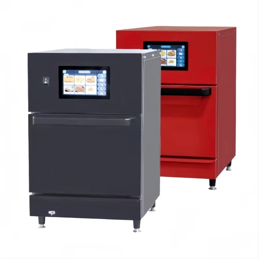 Electric Red Black Stainless Steel High Speed Oven 16L Large Capacity Commercial Bakery Rapid Cooker Hotel Buffet WiFi