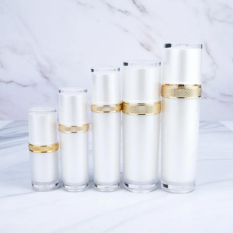 100ml pearl white acrylic/plastic bottle serum/lotion/emulsion/foundation/essence moisture toner gel skin care cosmetic packing