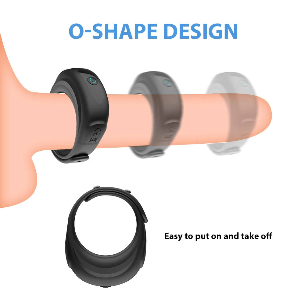 New Adjustable Penis Rings Vibrators Cock Ring for Men Delay Ejaculation Cockring Masturbators Penis Ring Sex Toys for Adults 18