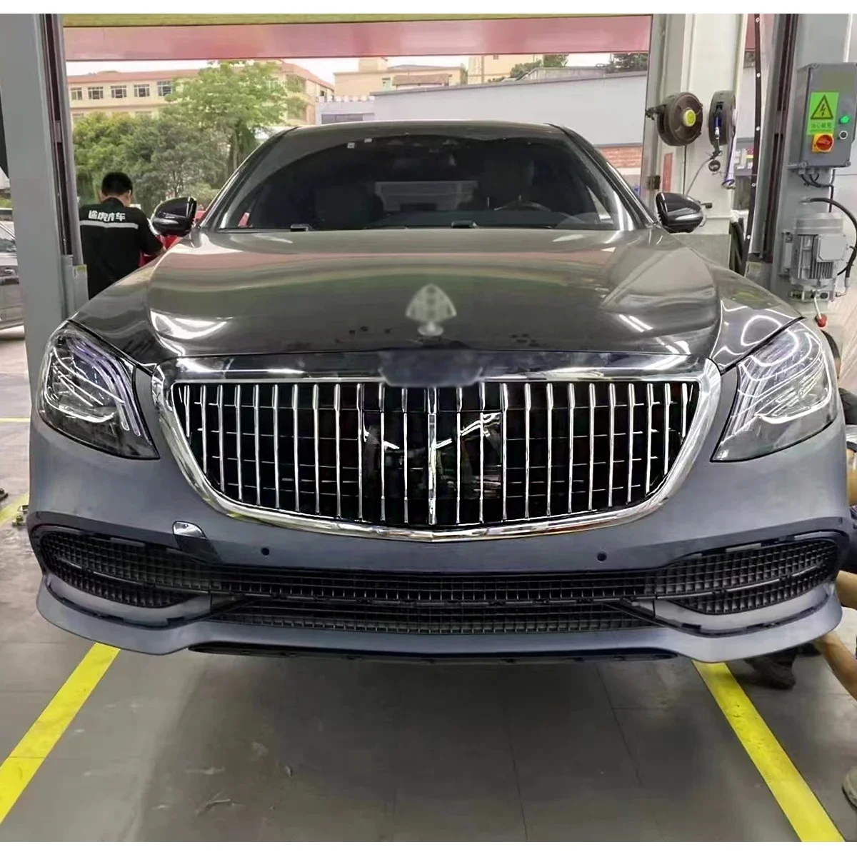 Car Bumpers W222 S Class Maybach Body Kit for Mercedes Benz S Class W222 2014-2020 Year Convert Maybach Model