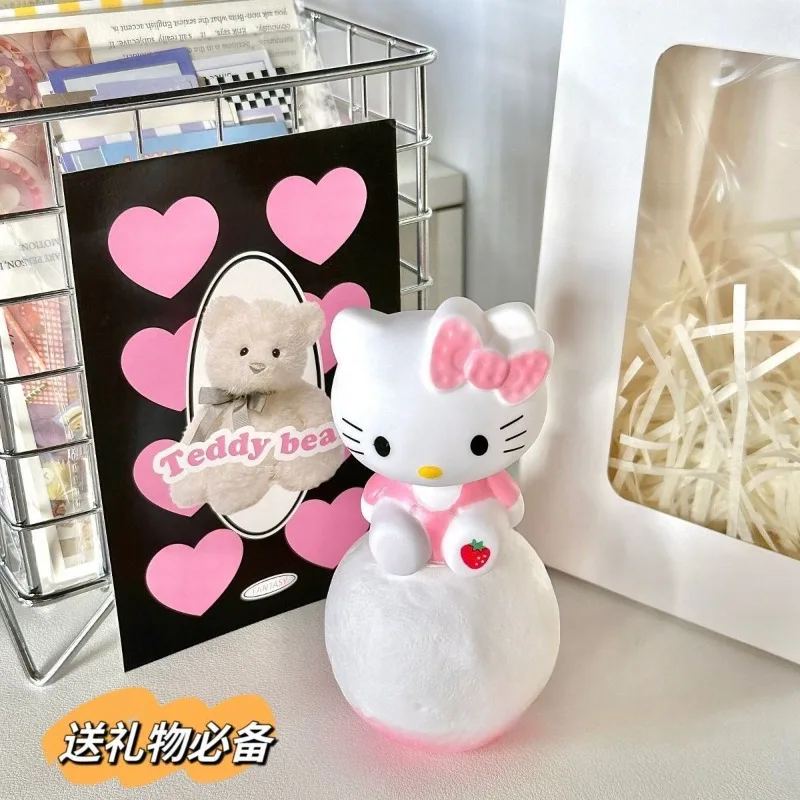 مرحبا كيتي سينامورول أنيمي Kawaii سانريو جميل المنزل ليلة ضوء لطيف الكرتون جميل الديكور هدايا عيد الميلاد اللعب