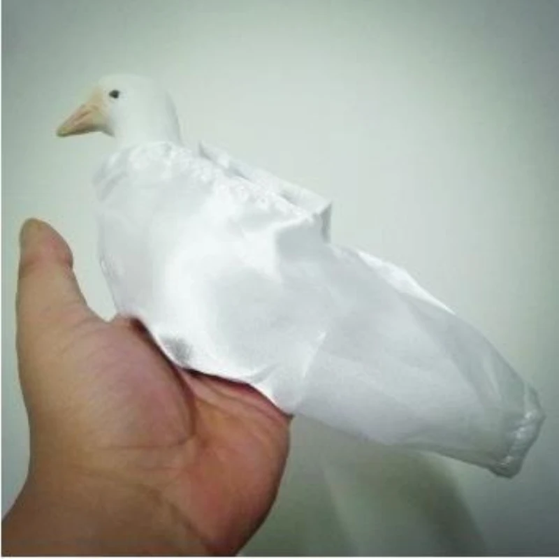 1PC Single Hand Dove Appearing Pocket Magic Tricks Magician Dove Bag Stage Street Illusion Accessories Gimmick Props