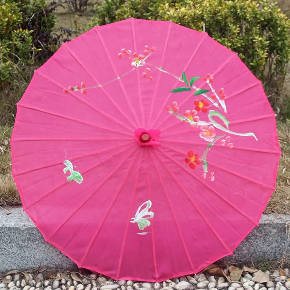 Silk Chinese Art Umbrella Vintage 56/82cm Folding Dance Umbrellas Chinese Traditional Handmade Paper Parasol Birthday Party
