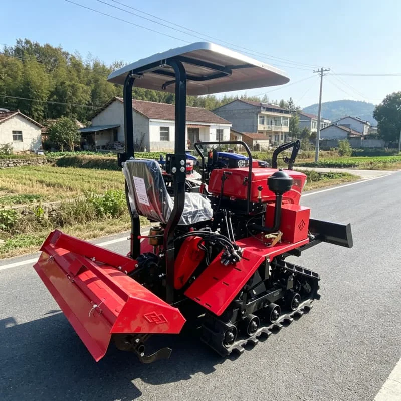 Customized Best-selling Tractor, Energy-saving Crawler Rotary Tiller, High-efficiency Cultivator, Deep Plowing Rotary Tiller