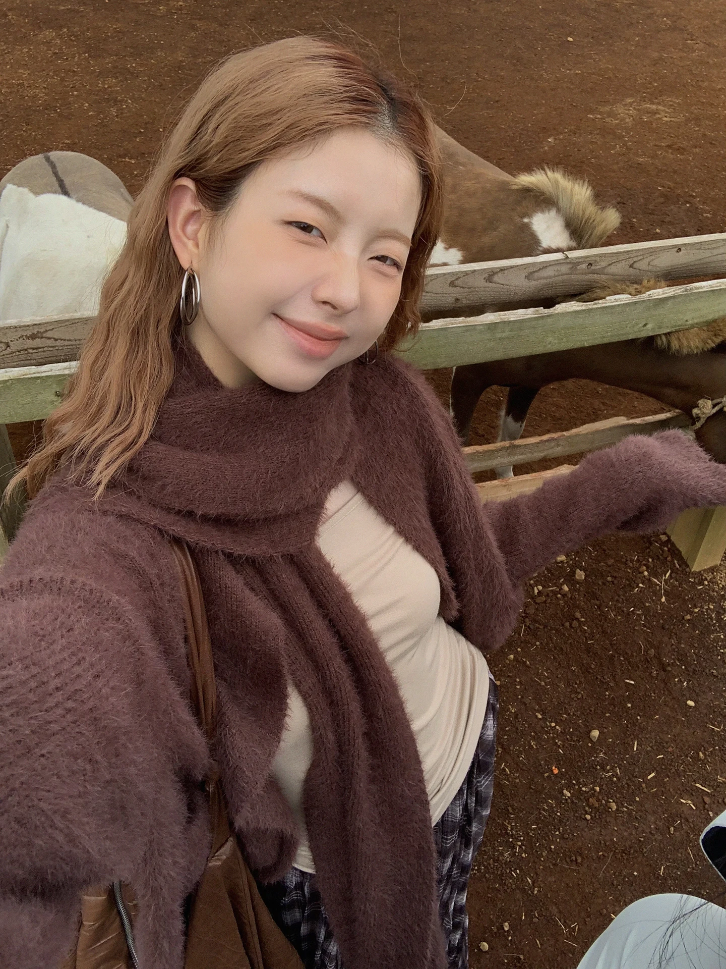 Rood Celebri gebreid open vest dames herfst Faion 2025 nieuwe Lazy Sle Top Coffee Design Sense trui jas