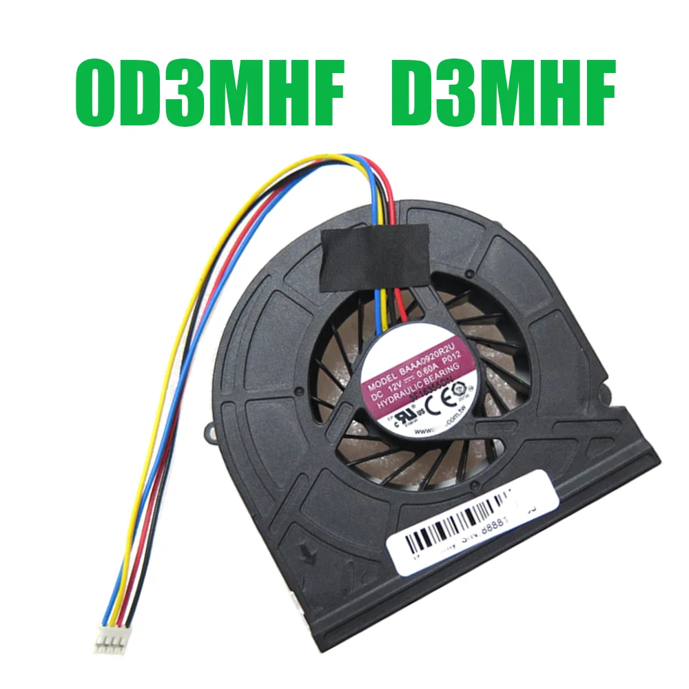 

0D3MHF D3MHF Fan For DELL For Inspiron One 2020 For OptiPlex 3011 AIO W07B001 BAAA0920R2U P012 BUB0812DD-CJ62 EF90201V1-C010-S99