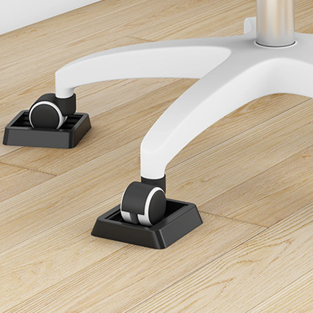 

5 Pcs Roller Sliding Chair Floor Cushion Furniture Wheel Slot Pad Chairs Skating Stopper Tpu Non Skid Pads Office
