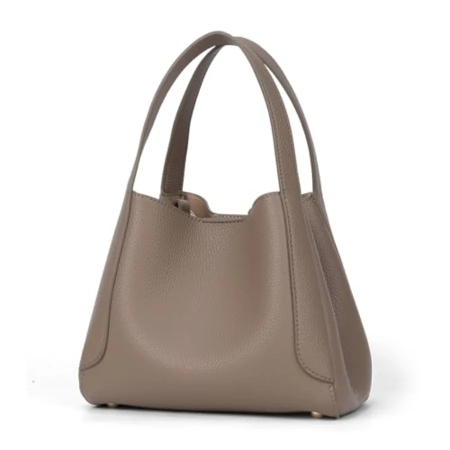 

Top Handle Bag Medium Bucket Bags For Women Slouchy Crossbody Handbag Trendy Designer Shoulder Purse