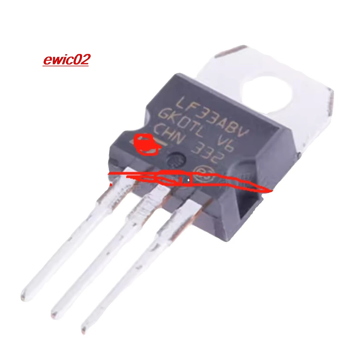 10pieces Original stock LF33ABV TO-220 (LDO) IC 3.3V500MA