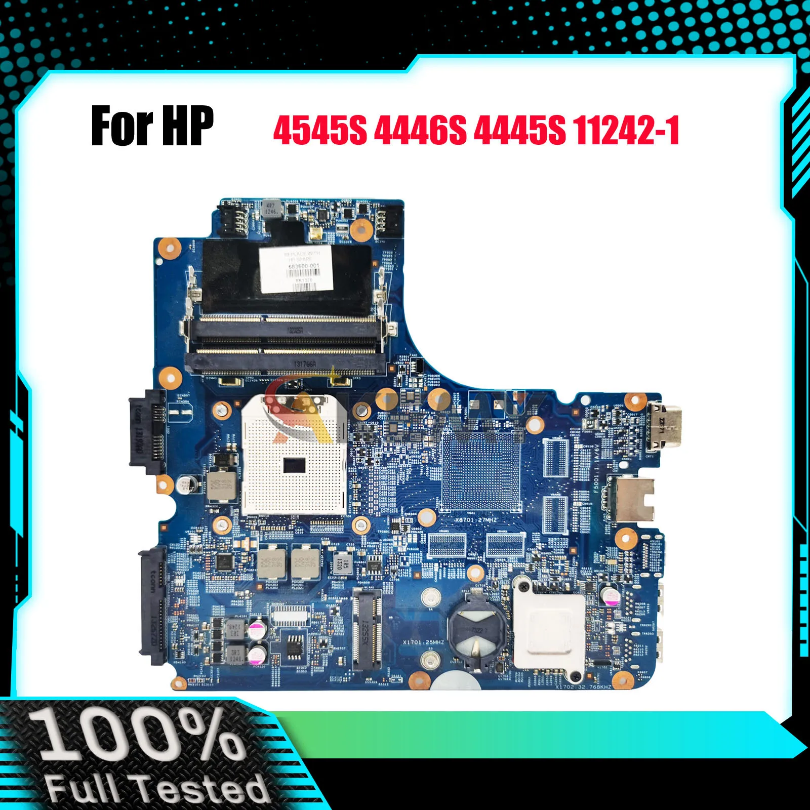 

11242-1 Материнская плата для ноутбука HP Probook 4540S 4545S 4445S 683600-501 683600-0011 DDR3 100% полностью протестирована
