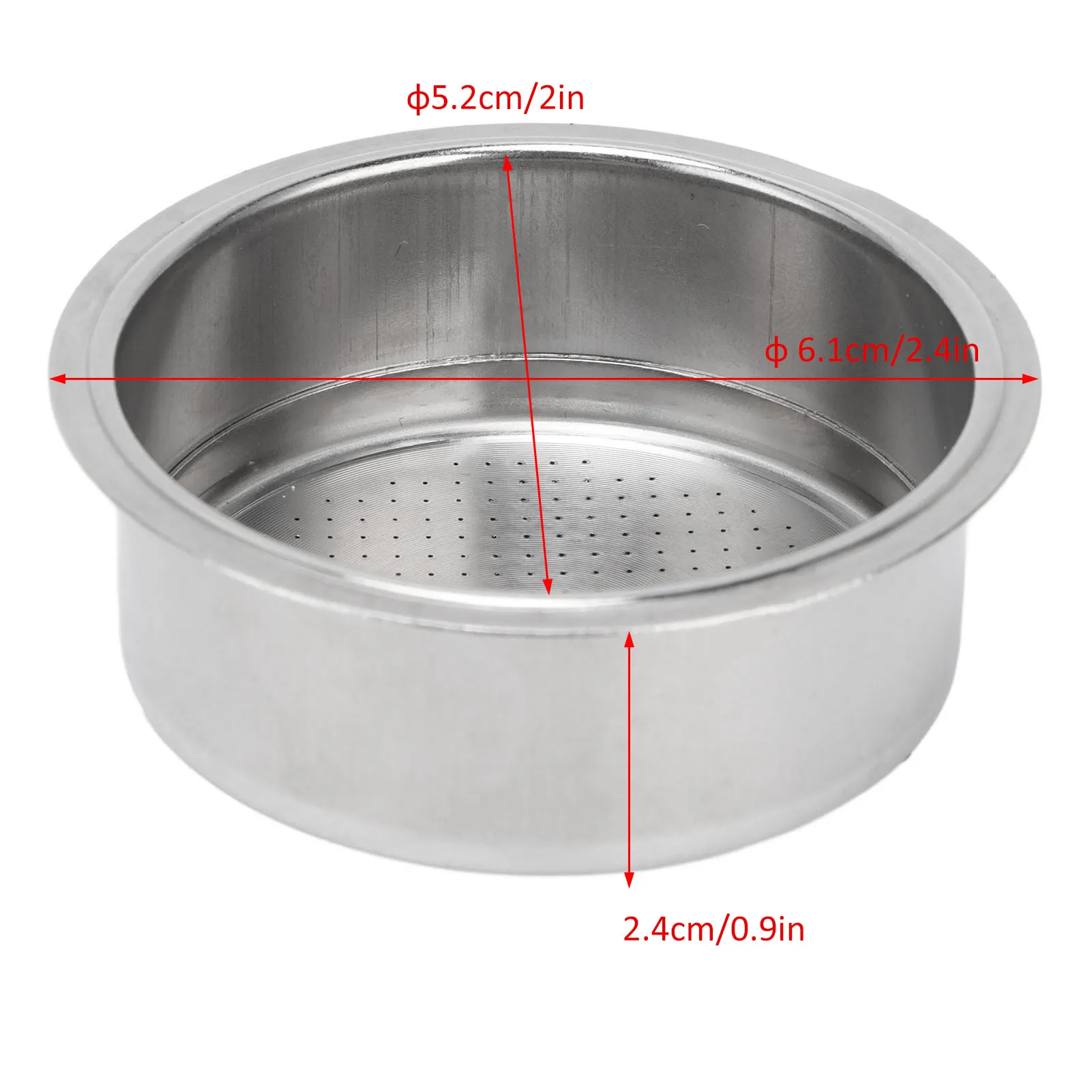Coffee Machine Accessories Coffee Strainer Stainless Steel Coffee 2 Cup Pressurized Filter Basket Strainer Coffee Machine Filter