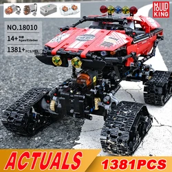 MOULD KING 18010 High-Tech Car Building Toys MOC RC Polar Exploer Model Truck Assembly Bricks Toys For Kids DIY Christmas Gifts