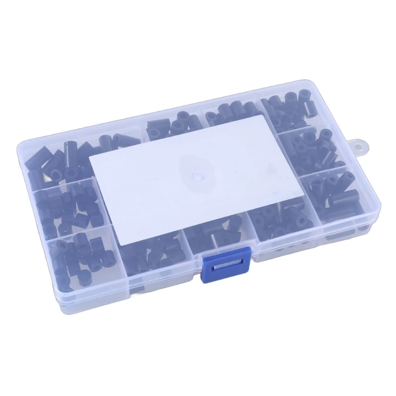 320pcs Nylon Spacers with Storage Box Versatile Spacers for Easy Organization