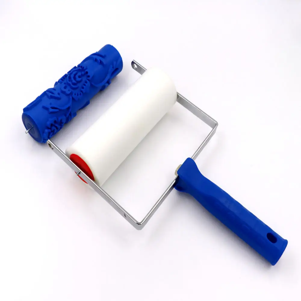 Artistic Pattern Paint Roller For For Sanrui Wall Texture Embossing Brush Decorative Tool Diy Home Improvement Supplies