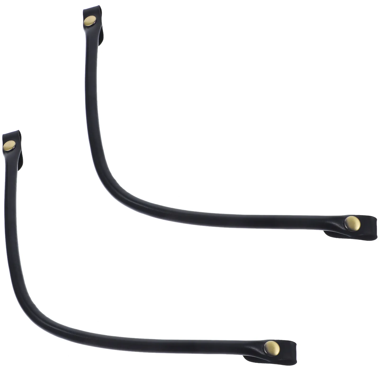 

2Pcs Handbag Handle Set PU Material Stylish Buckles for Bag Repair and Custom DIY Accessories Handbag Handle