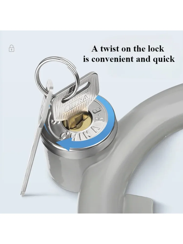 AliExpress NONE Bicycle Lock Anti-theft Locked Mountain Bike Electric Car Battery Car Locks Circular Lock-On Outdoor Bicycle Lock Accessories