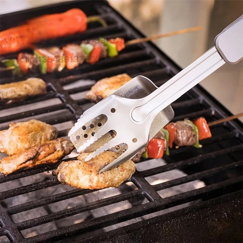S602 Multifunctional Tableware All-in-one Outdoor Camping Barbecue Clip Stainless Steel Spot