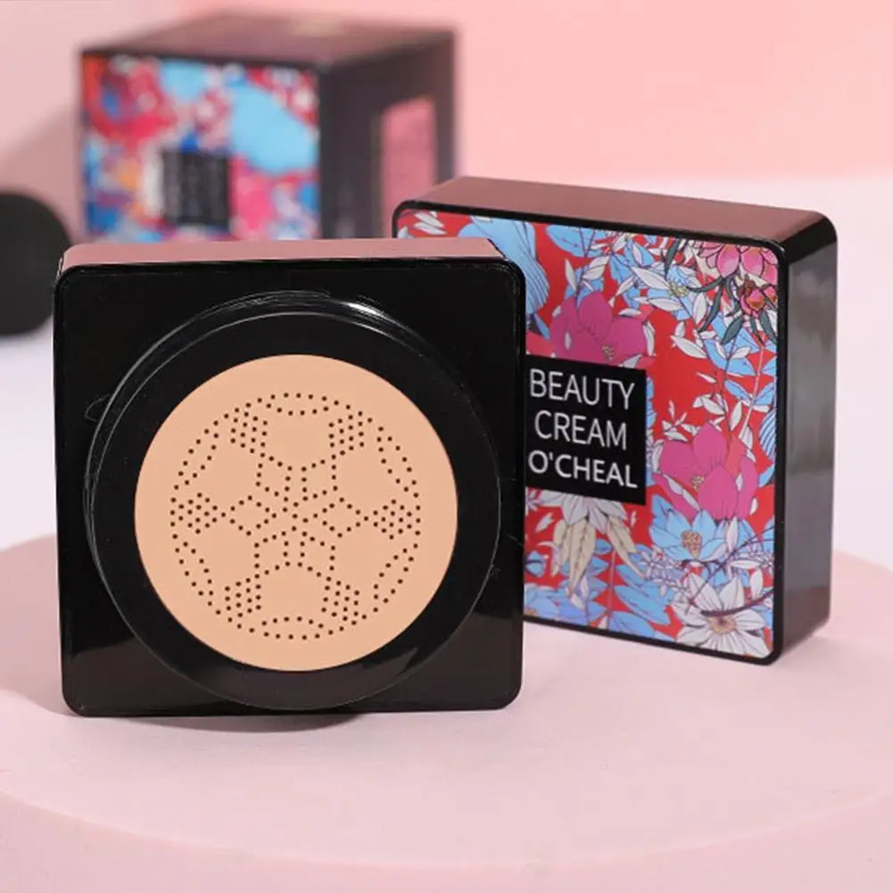 Magic Foundation Mushroom Head Air Cushion CC Cream Waterproof Brighten Foundation Cream Women Base Makeup Face Korean Cosmetics