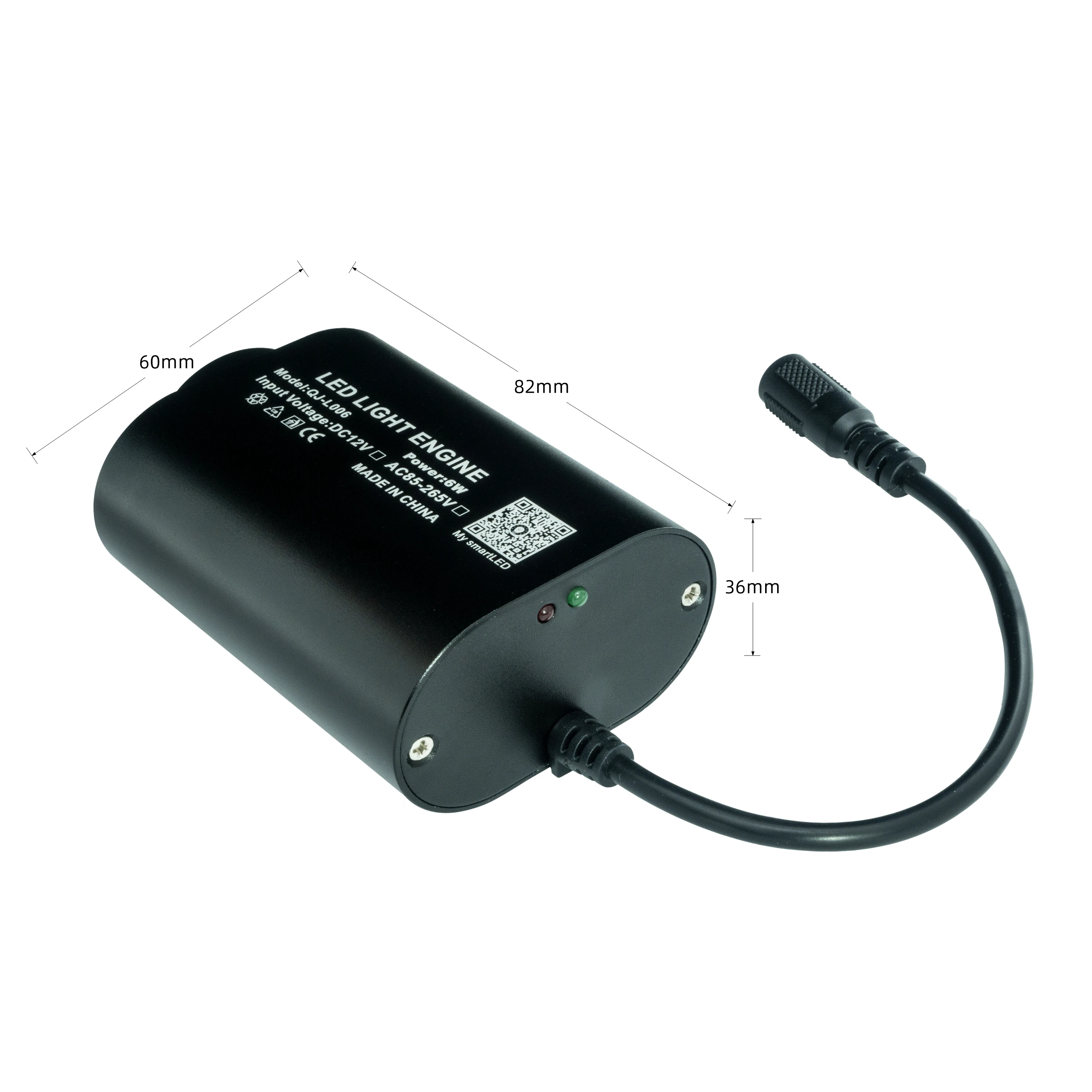 6W Twinkle& Sound Activated Fiber Optic Light Source RGBW Light Box Engine Diver APP/Remote Control Music Sensor Mode for Car Ho