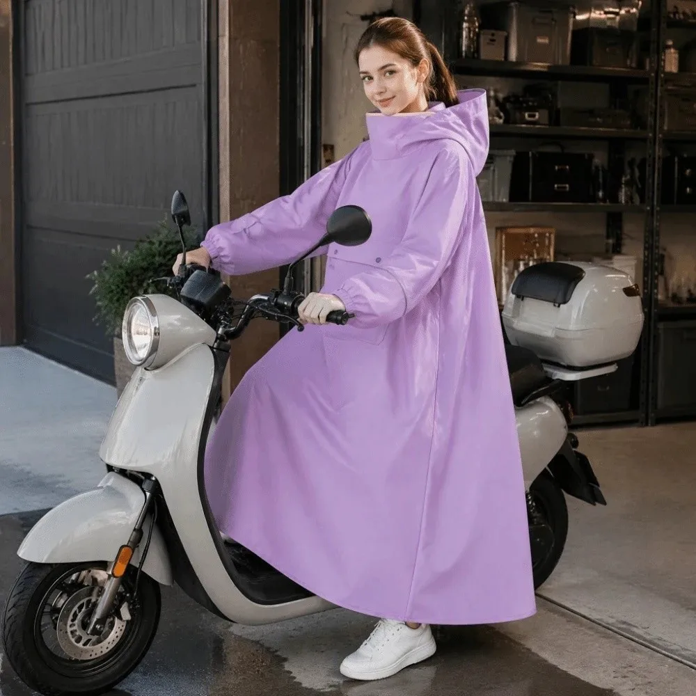 Heavy Rain Waterproof Rain Poncho All-in-One Design Vehicle Design Raincoat High-Quality Waterproof Material Breathable