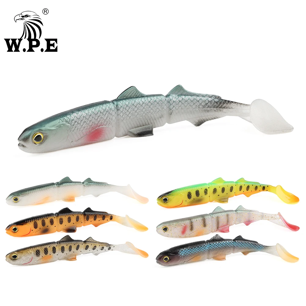 

W.P.E Soft Lure 2pcs/pack 200mm 55.8g Silicone Fishing Lure Bass Lure Jig Carp Swimbait Rubber Soft Bait Fishing Tackle Pesca