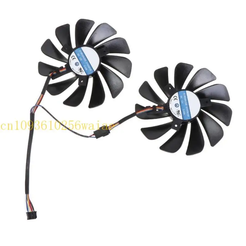 652f 95 mm pour Radeon RX 5700 XT VGA Fan Graphics Carte refroidissement 4pin 12V 0.45a