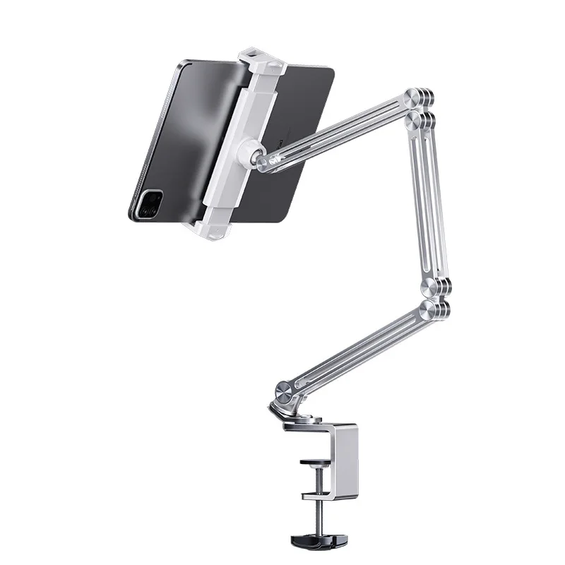 

Hot selling cantilever live streaming portable folding lazy person bedside tabletop aluminum alloy phone holder