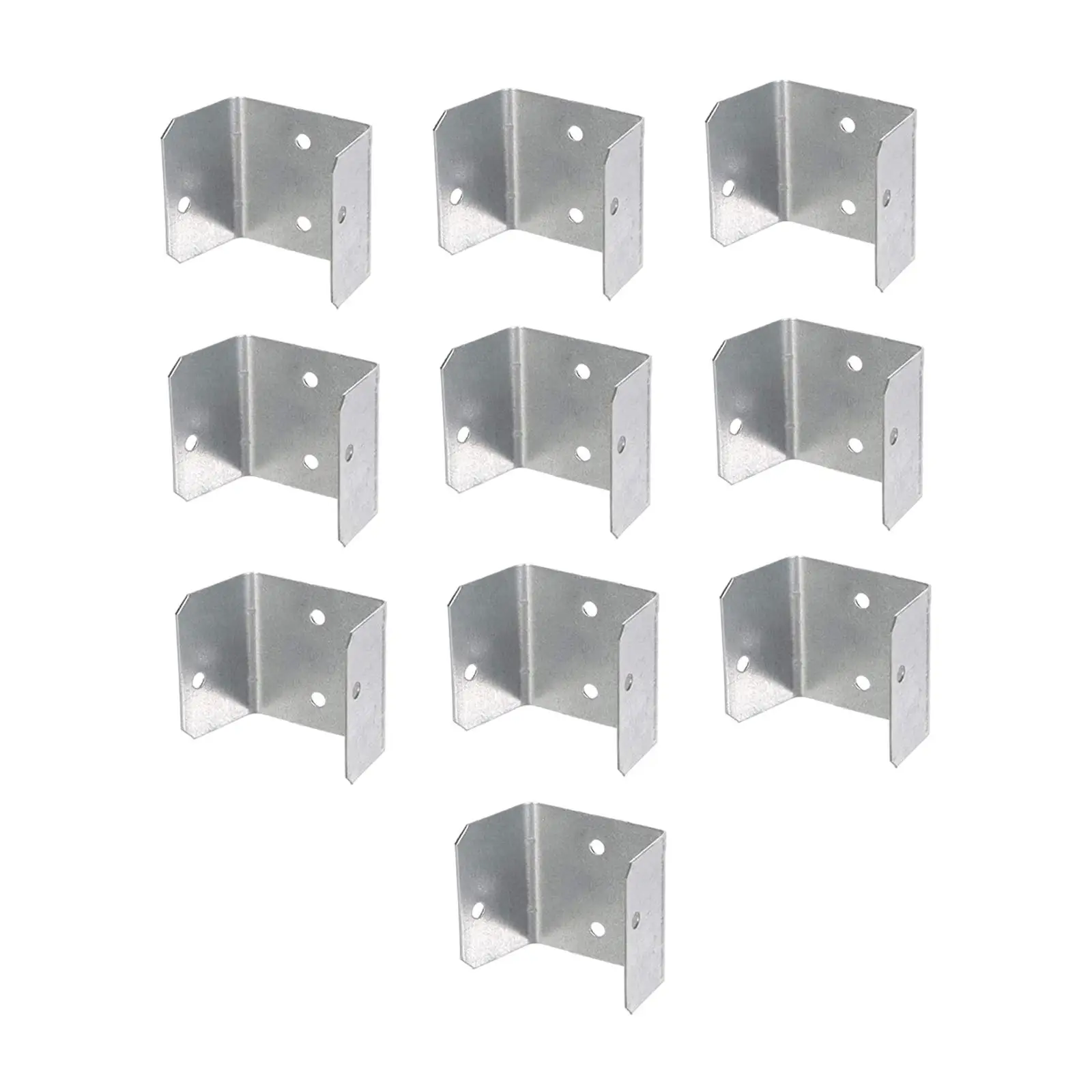 10Pcs Fence Brackets Connection Fasteners Parts Fittings Heavy Duty Mounting