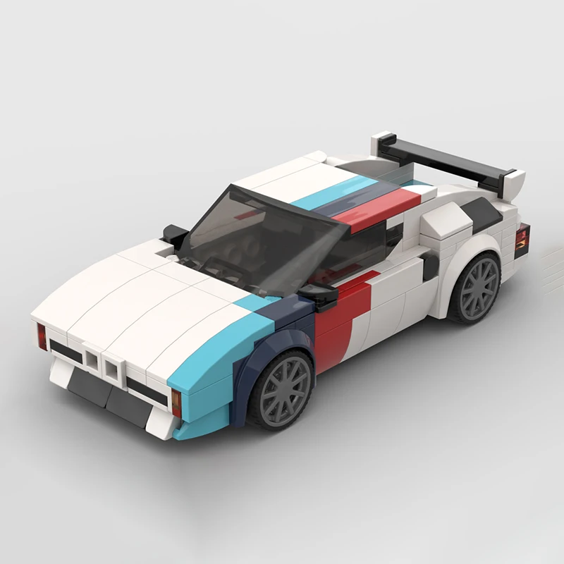 

293 шт., высокотехнологичный Speed Champion, супер гоночный автомобиль Moc BMW M1, детская игрушка для сборки, подарок, строительные блоки для автомобилей